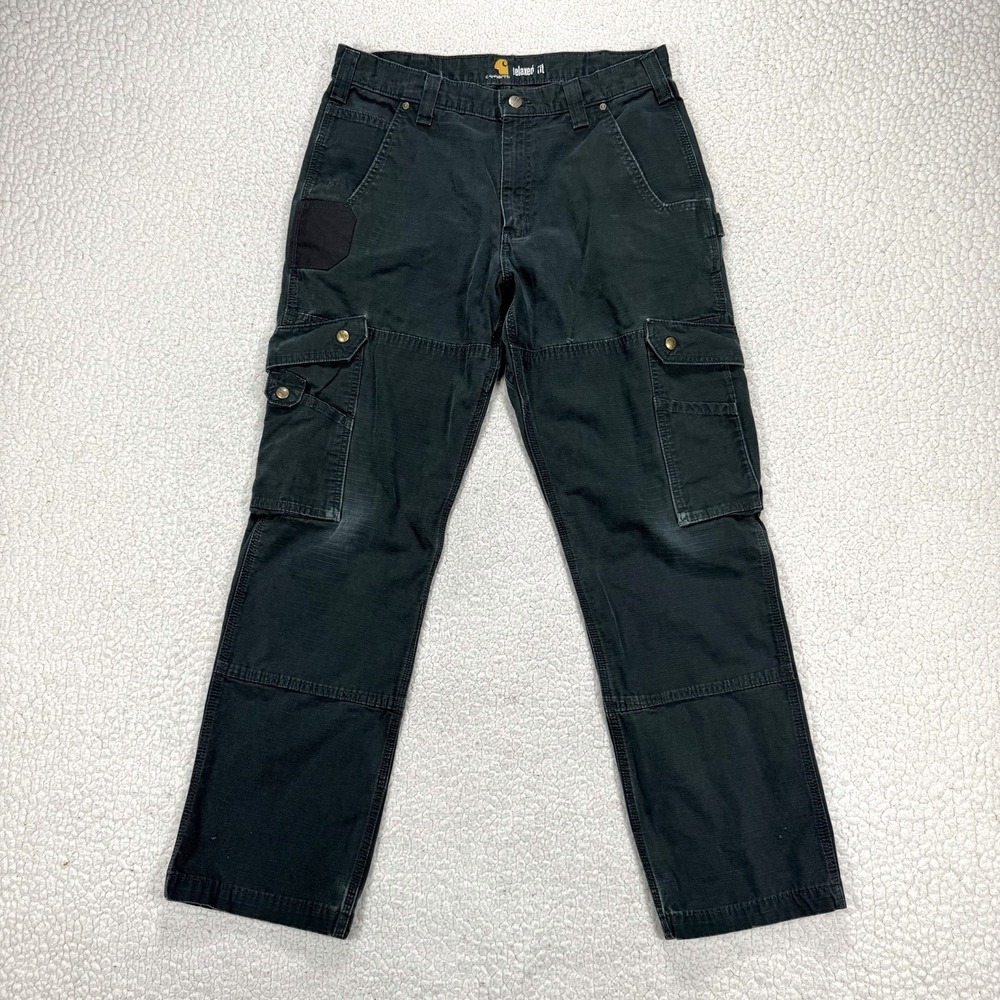 Carhartt B342-BLK Cargo Pants Men's 33x32 (Actual 33x31) Workwear Streetwear